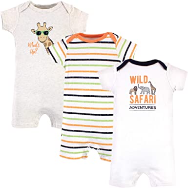 Photo 1 of Hudson Baby Unisex Cotton Rompers [Size 12-18mo]