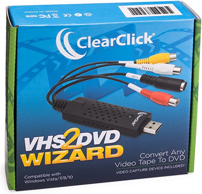 Photo 1 of ClearClick VHS To DVD Wizard with USB Video Grabber
