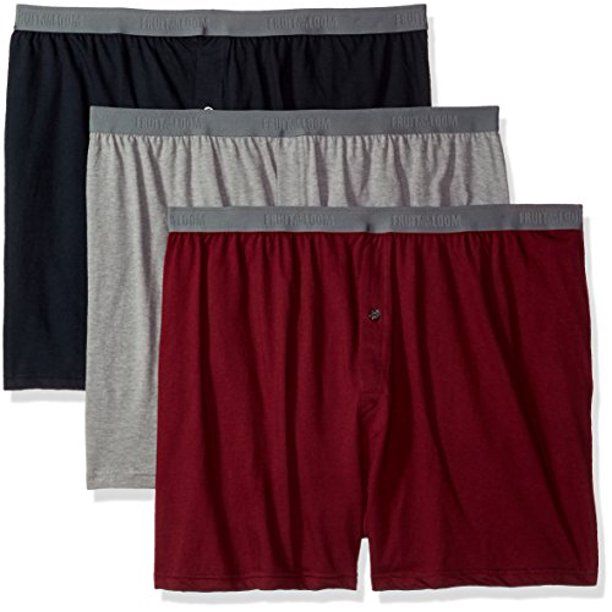 Photo 1 of Fruit of the Loom Men's 3-Pack Premium Big Man Knit Boxer [Size 4x]