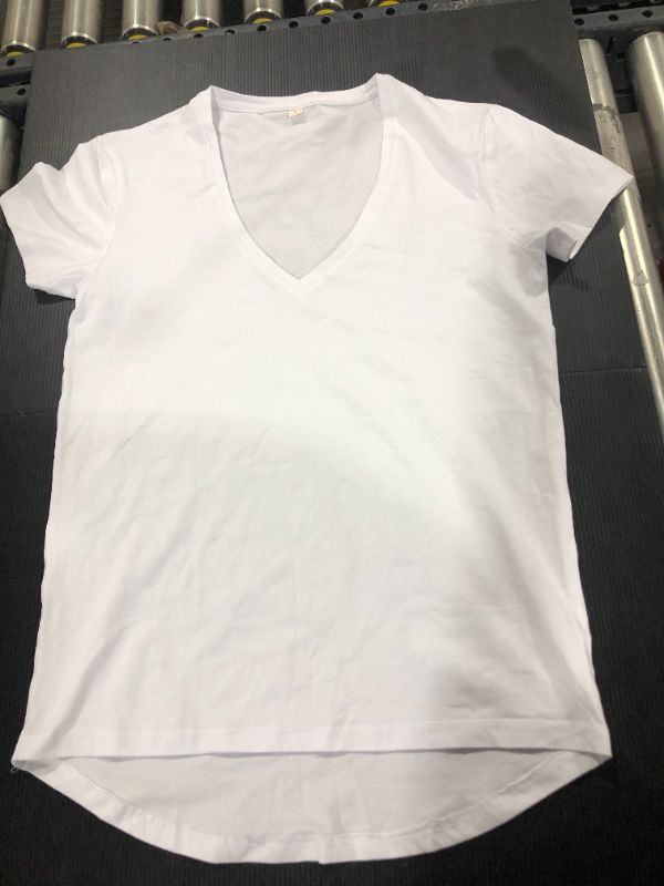 Photo 1 of Ladies White T-shirt [Size Small]