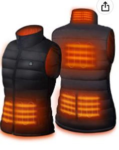 Photo 1 of Dr. Prepare Heated Vest, Unisex Heated Clothing for men women, Lightweight USB Electric Heated Jacket with 3 Heating Levels, 6 Heating Zones, Adjustable Size for Hiking (Battery Pack Not Included)