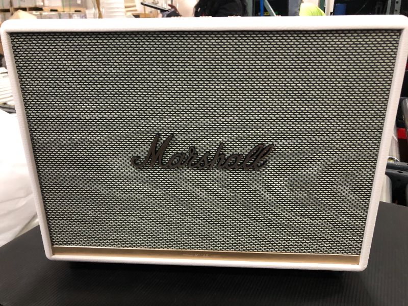 Photo 2 of Marshall Woburn II Wireless Bluetooth Speaker White. [COULOD NOT POWER ON]. Might be the power cable as nothing looks damaged.