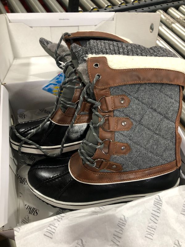 Photo 2 of DREAM PAIRS Women's Mid-Calf Waterproof Winter Snow Boots [Size 10]