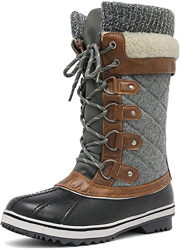 Photo 1 of DREAM PAIRS Women's Mid-Calf Waterproof Winter Snow Boots [Size 10]