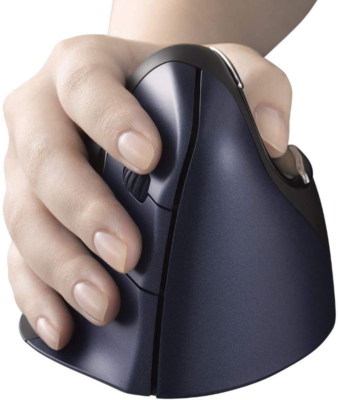 Photo 2 of Evoluent VM4RW VerticalMouse 4 Right Hand Ergonomic Mouse with Wireless Connection (Regular Size)
