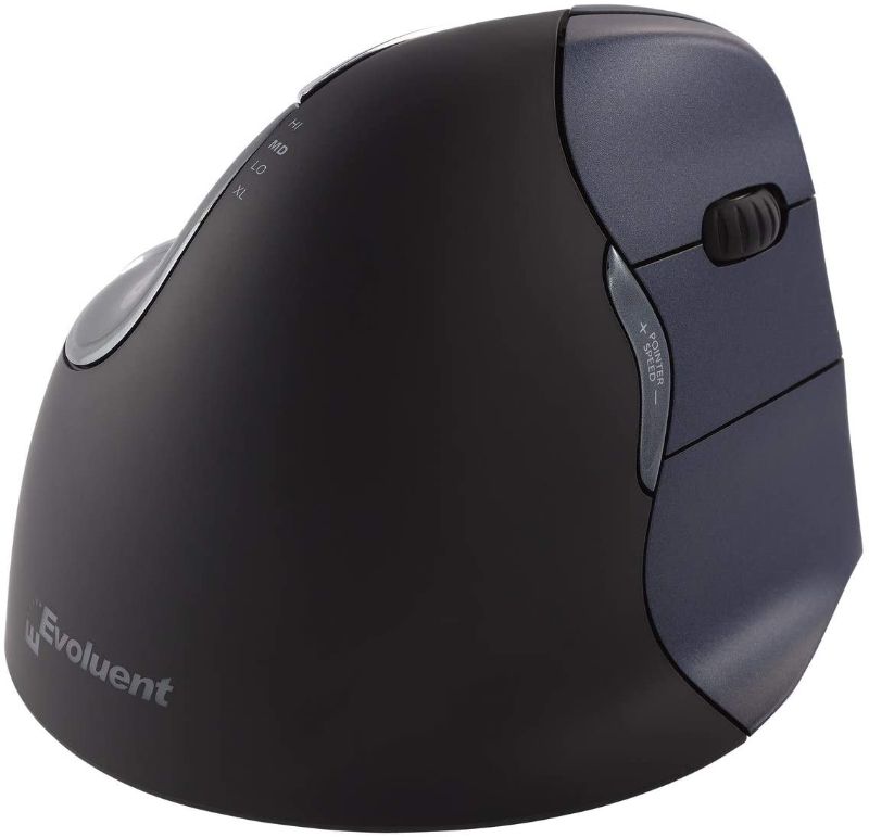 Photo 1 of Evoluent VM4RW VerticalMouse 4 Right Hand Ergonomic Mouse with Wireless Connection (Regular Size)
