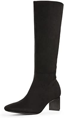 Photo 1 of DREAM PAIRS Women's Knee High Suede Chunky Heel [Size 8.5]