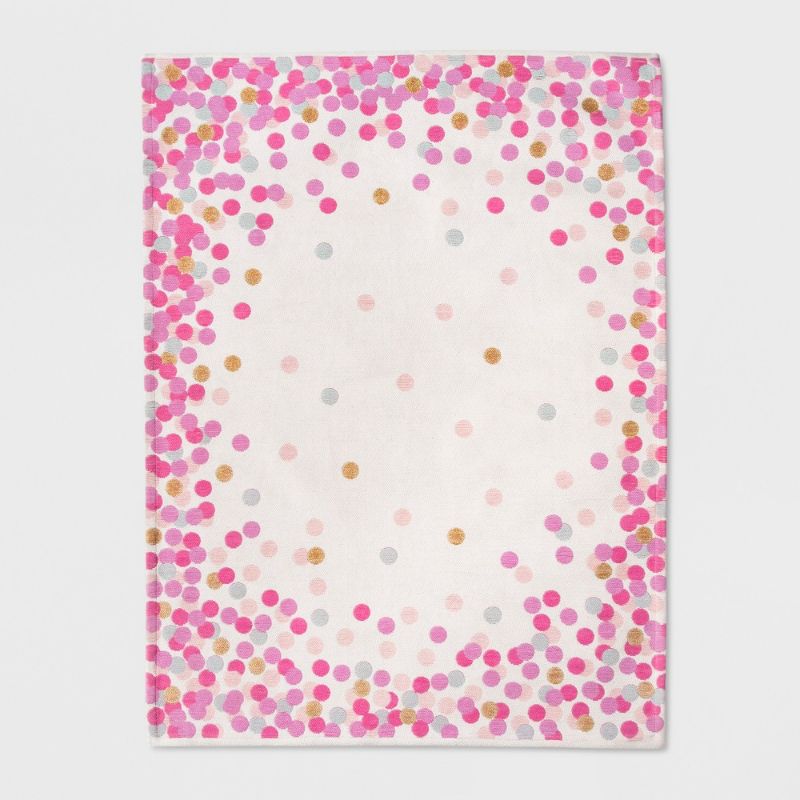 Photo 1 of 4'x5'6" Confetti Rug Pink - Pillowfort ,  Pink
