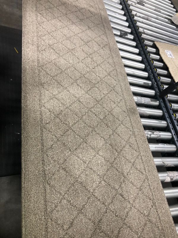 Photo 1 of 2'X7' Runner Diamond Clarkson Washable Tufted and Hooked Rug - Threshold™
