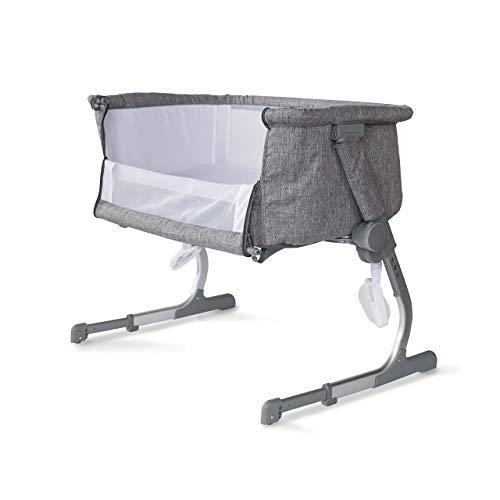 Photo 1 of Baby Delight Beside Me Dreamer Bassinet & Bedside Sleeper, Charcoal Tweed
