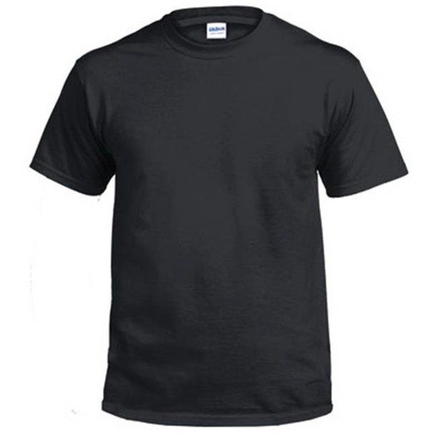 Photo 1 of Gildan G2000BLK-XL Adult Short Sleeve Non-Pocket Tee Shirt Black - Extra Large
