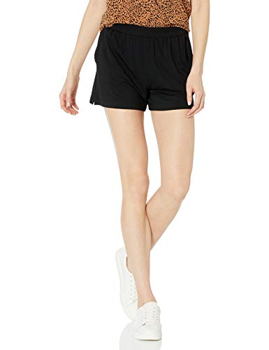 Photo 1 of Amazon Essentials Women's Classic-Fit Knit Pull-on Short, Black, X-Large
