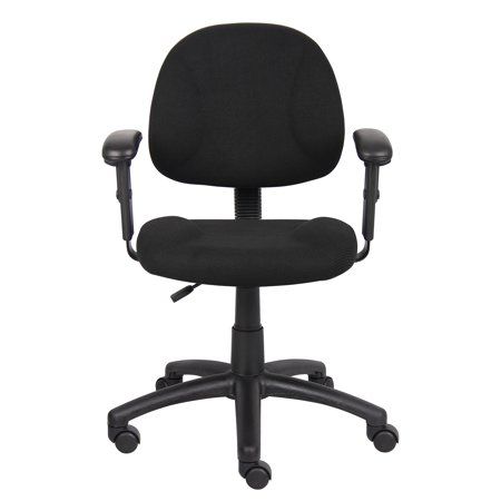 Photo 1 of Boss Office Products 14.50 Task Chair with Adjustable Height & Swivel 275 Lb. Capacity Black
