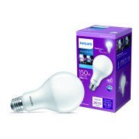 Photo 1 of Philips 150-Watt Equivalent A21 Dimmable Energy Saving LED Light Bulb Daylight (5000K) (1-Bulb)
