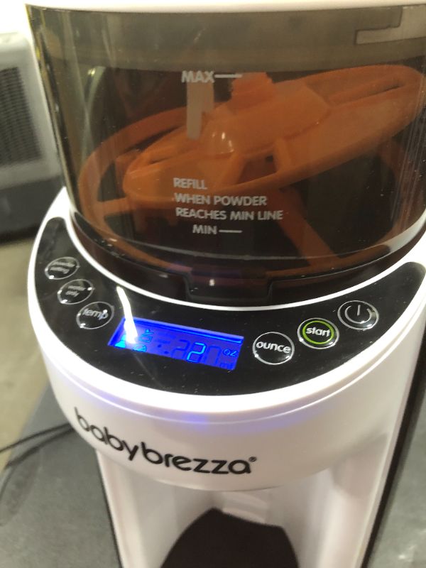 Photo 3 of New and Improved Baby Brezza Formula Pro Advanced Formula Dispenser Machine - Automatically Mix a Warm Formula Bottle Instantly - Easily Make Bottle with Automatic Powder Blending
