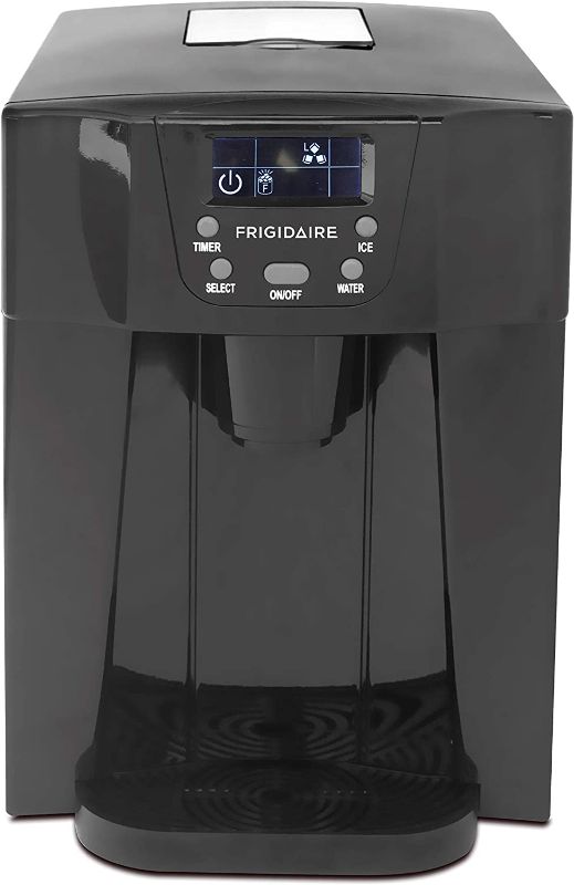 Photo 1 of Frigidaire EFIC227-BLACK Countertop Compact Ice Maker and Water Dispenser, Black
