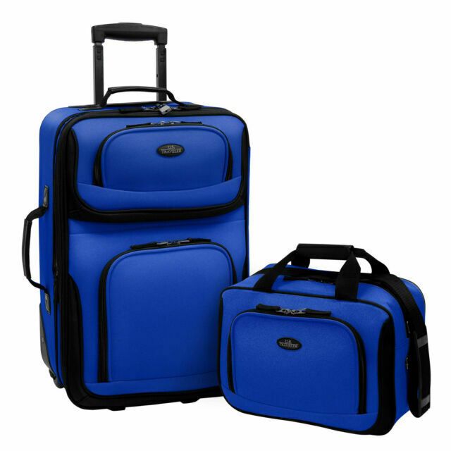 Photo 1 of 19' x 12' x 5' US Traveler Rio Expandable Luggage Set - Royal Blue