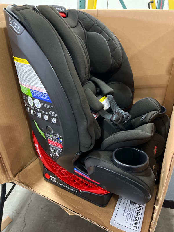 Photo 2 of Britax One4Life ClickTight All-in-One Car Seat, Black Diamond
