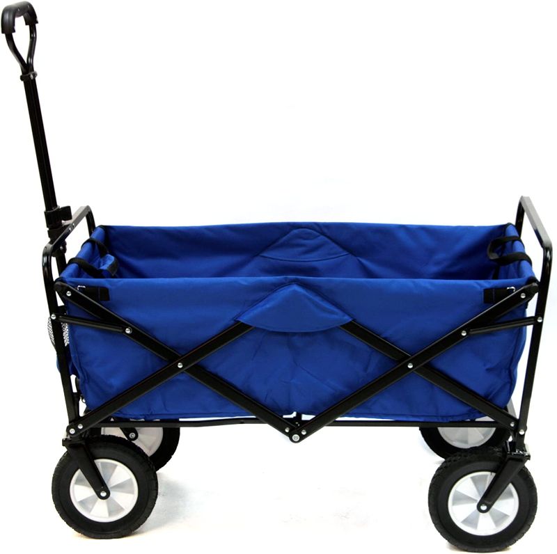 Photo 1 of  Outdoor Utility Wagon, Solid Blue
