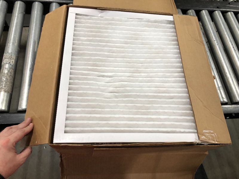 Photo 3 of Amazon Basics Merv 11 AC Furnace Air Filter - 20'' x 20'' x 1'', 6-Pack
