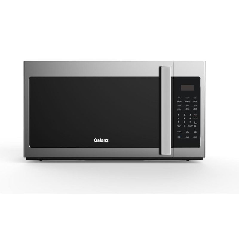 Photo 1 of Galanz 1.7 Cu. Ft. Over the Range Microwave Oven in Stainless Steel, Silver
