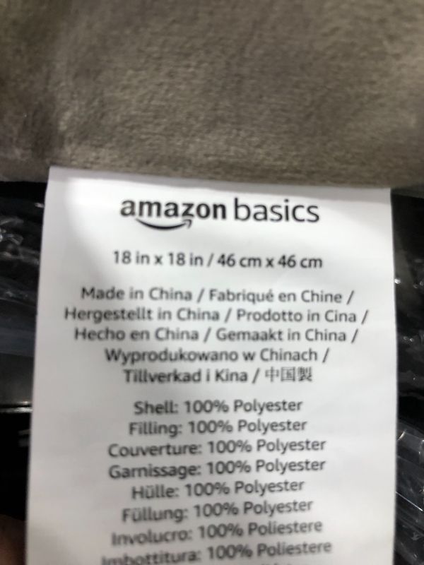 Photo 2 of AmazonBasics Pillows 18"x18" 