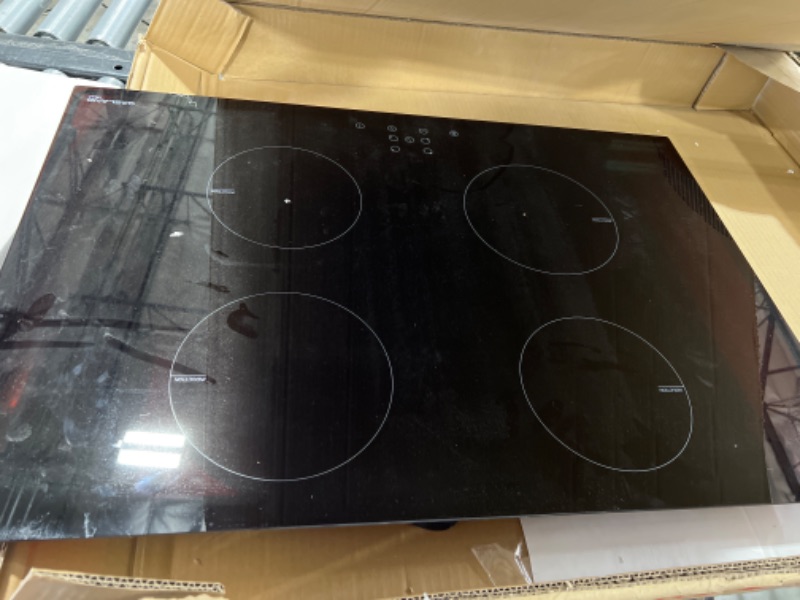 Photo 1 of Induction Cooktop 30 Inch, GASLAND Chef IH77BF Electric Stovetop, 240V Drop-in 4 Cooking Zone Countertop, 9 Power Levels, Sensor Touch Control, Child Lock, 1-99 Minutes Timer