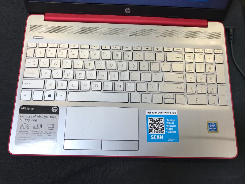 Photo 9 of HP Pavilion 15.6" HD Laptop (2021 Newest), Intel Dual-core Pentium Processor, Intel UHD Graphics, 16GB RAM, 256GB SSD, HD Webcam, Bluetooth, HDMI, USB Type-C, Scarlet Red, Windows 10
