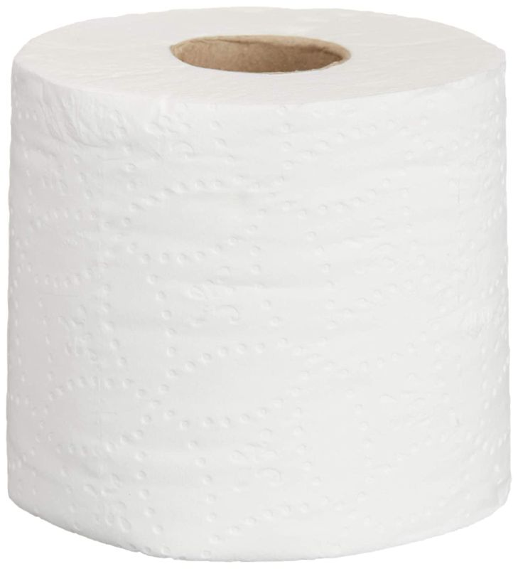 Photo 1 of AmazonCommercial 2-Ply White Ultra Plus Individually Wrapped Toilet Paper|Septic Safe|Compatible with Standard Dispensers|400 Sheets per Roll (24 Rolls)(4.1" x 3.6" Sheet)
