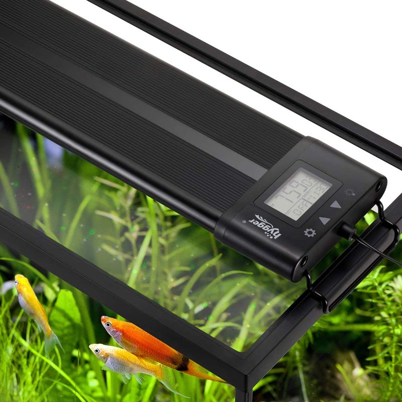 Photo 1 of Hygger Auto On Off 30-36 Inch LED Aquarium Light Extendable Dimable 7 Colors Full Spectrum Light Fixture for Freshwater Planted Tank Build in Timer Sunrise Sunset
