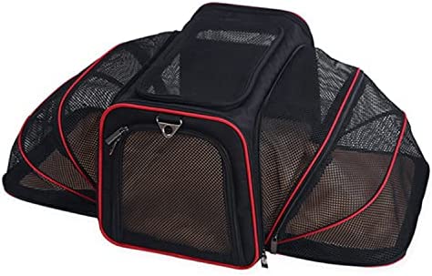 Photo 1 of Asobopop Pet Carrier Airline Approved,TSA Approved?Large Soft Sided Pet Travel Carrier,Expandable Foldable Soft-Sided Dog Carrier, Pet Travel Carrier Safe for Small Mediumn and Big Cats and Dogs
