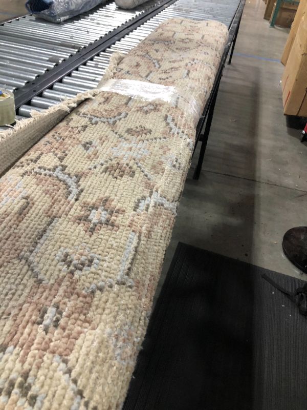 Photo 2 of 7'x10' Rockland Hand Knotted Distressed Persian Style Rug Ivory - Threshold™ Designed with Studio McGee
