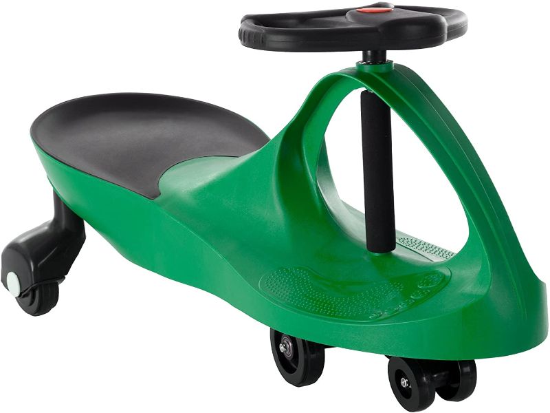 Photo 1 of Wiggle Car Ride On Toy – No Batteries, Gears or Pedals – Twist, Swivel, Go – Outdoor Ride Ons for Kids 3 Years and Up by Lil’ Rider (Green)
