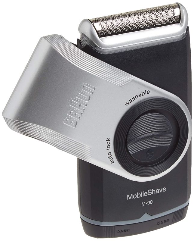 Photo 1 of Braun Electric Razor for Men, M90 Mobile Electric Shaver, Precision Trimmer, Washable
