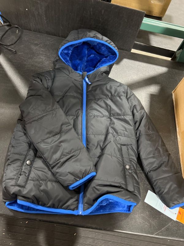 Photo 1 of Boy' Reverible Puffer Jacket - Cat & Jack™ SIZE SMALL 