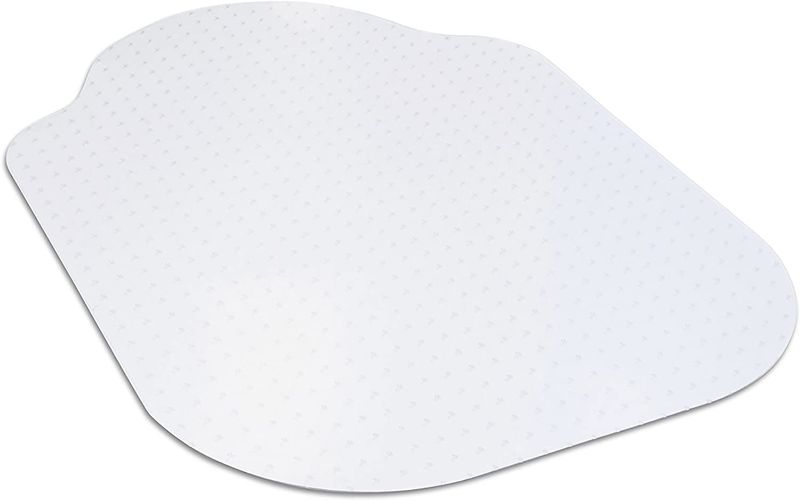 Photo 1 of Evolve 33" x 44" Clear Office Chair Mat with Rounded Corners for Medium Pile Carpets, Made in The USA, C5B5003J
