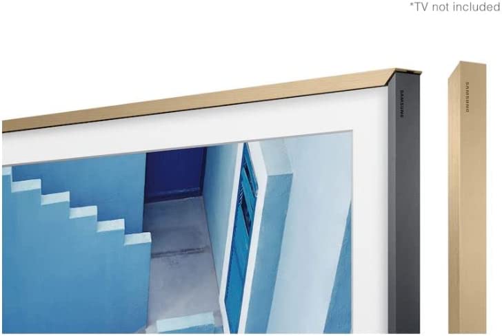 Photo 1 of SAMSUNG 65-inch Class The Frame Customizable Bezel - Beige (SCFT65BE/ZA, 2020 Model)
