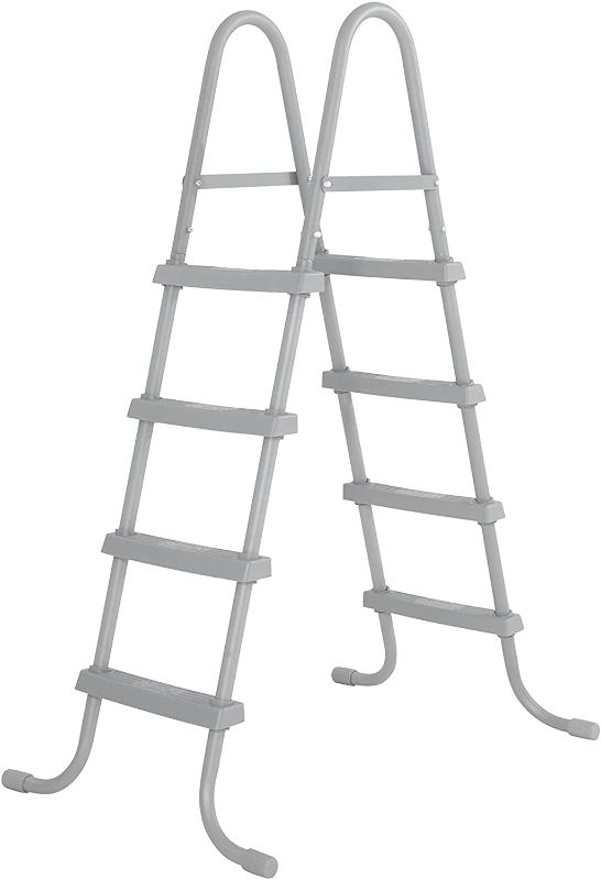 Photo 1 of Bestway Flowclear Above Ground Swimming Pool Ladder 48" | Corrosion-Resistant Metal Frame
