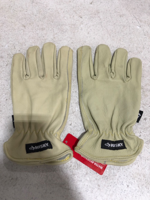 Photo 3 of HUSKY BRAND Medium Grain Cowhide Water Resistant Leather Work Glove
SIZE XL.