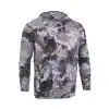 Photo 1 of FIRM GRIP Men's X-Large Veil Tac Gray Performance Long Sleeved Hoodie Shirt. 
