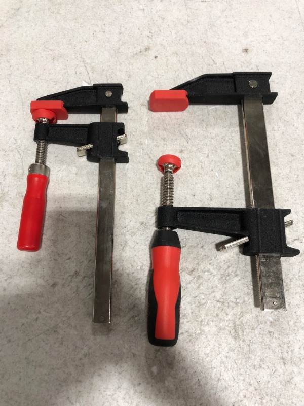 Photo 1 of BESSEY CLUTCH STYLE CLAMPS. LOT OF 2. PRIOR USE.