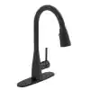 Photo 1 of GLACIER BAY Vazon Touchless Single-Handle Pull-Down Sprayer Kitchen Faucet with TurboSpray in Matte Black 
