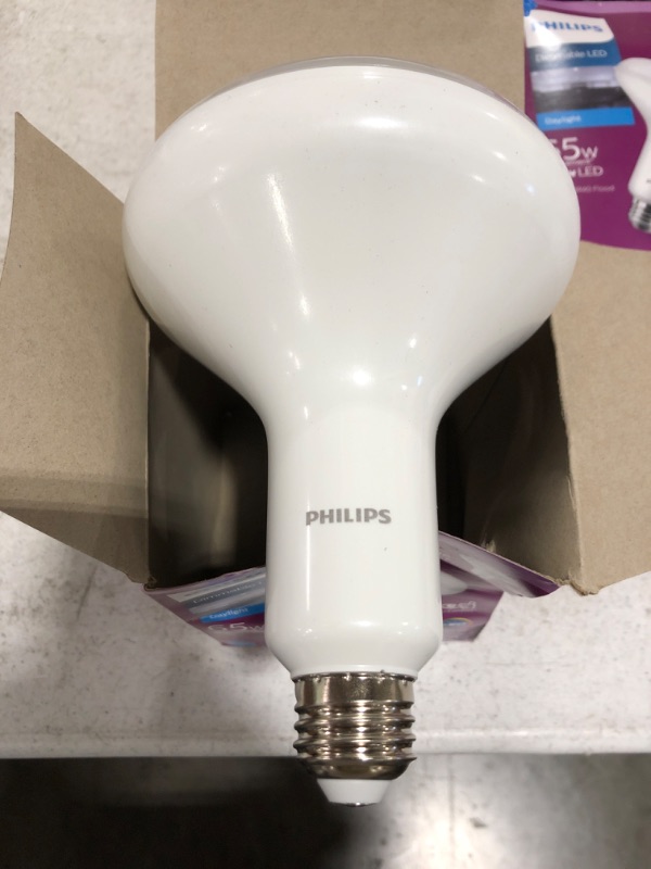 Photo 4 of 65-Watt Equivalent BR40 Dimmable LED ENERGY STAR Flood Light Bulb Daylight (5000K) (1-Bulb)
LOT OF 8. 