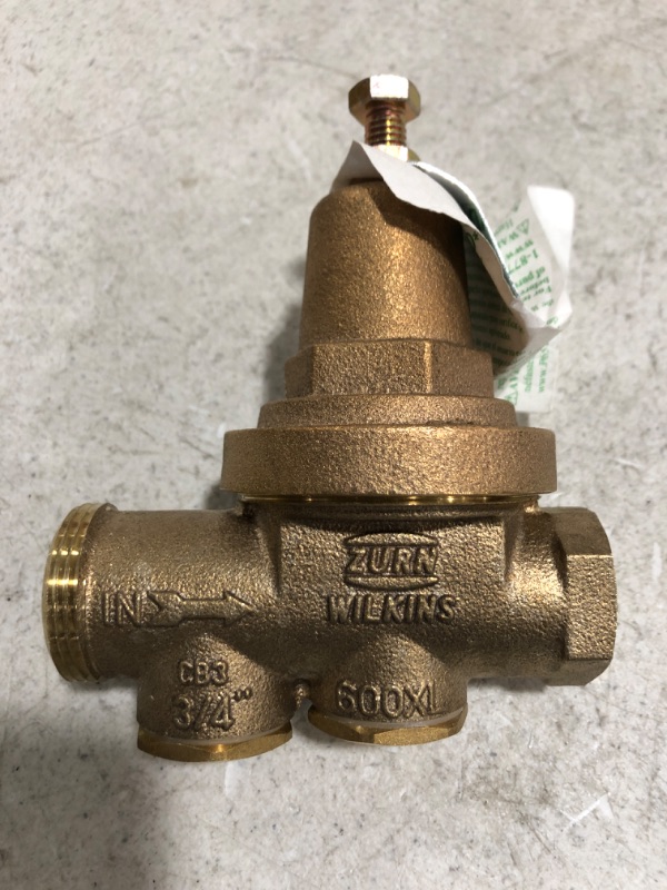 Photo 3 of ZURN 3/4 in. x 3/4 in. Brass Pipe-Thread Water-Pressure Reducing Valve
