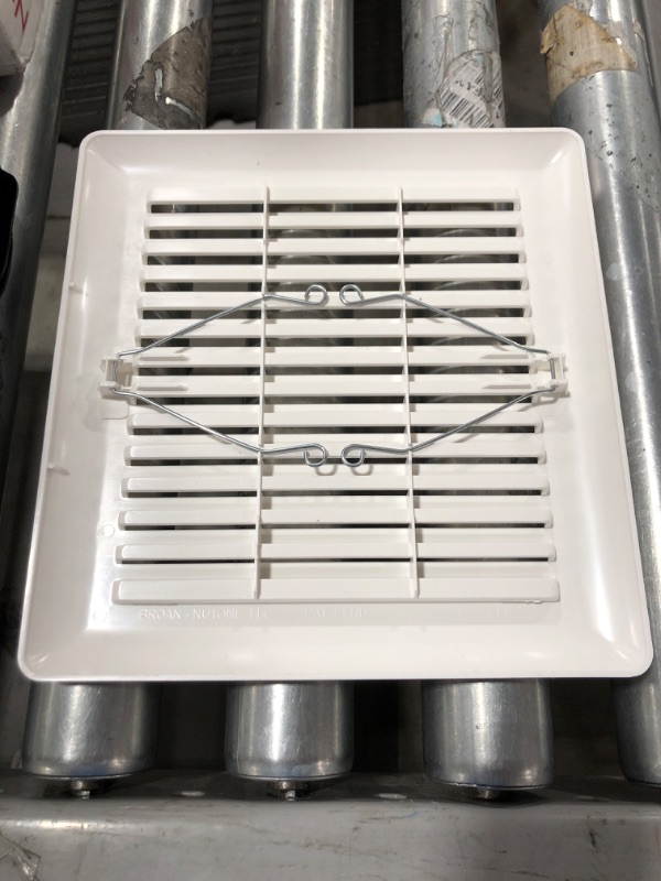 Photo 5 of BROAN-NUTONE 50 CFM Ceiling/Wall Mount Bathroom Exhaust Fan. OPEN BOX.
