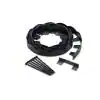 Photo 1 of VIGORO 20 ft. x 2.25 in. Black Scalloped Polyethylene No-Dig Edging
