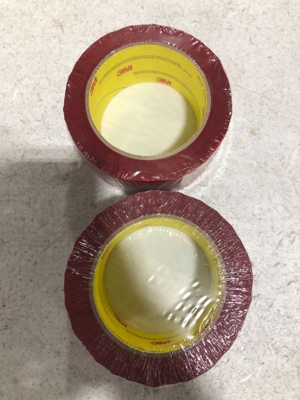Photo 1 of 3M 8087CW Construction Seaming Tape Red 48mm X 50m. LOT OF 2 ROLLS.