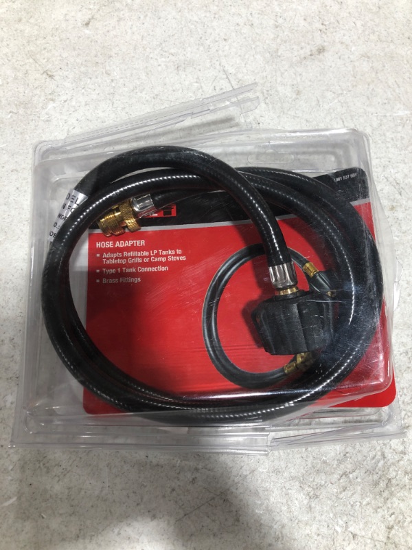 Photo 3 of 4 ft. Hose with Adaptor. OPEN PACKAGE. 
