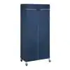 Photo 1 of Blue Portable Closet Cover (36 in. W x 73 in. H)
