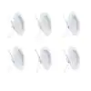 Photo 1 of FEIT ELECTRIC 5/6 in. 75W Equivalent Soft White 2700K Dimmable CEC Integrated LED Retrofit White Recessed Light Trim Downlight(6-Pack). OPEN BOX. 
